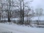 Снегопад у Снетогорского монастыря два