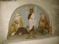 Собор Иоанна Предтечи. Поклонение Христу монахинь Иоанновского монастыря. Фреска в аркасолии