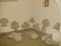 Коллекция каменных крестов Мирожского монастыря раз